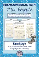 Vorschau - Arbeitsblätter - Mitwachsendes Materialpaket Vorgangsbeschreibung Rezept - Seite 1