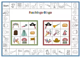 Vorschau - Arbeitsblätter - Fasching/Karneval/Fasching und Fasten Materialpaket wachsend - Seite 3