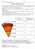Vorschau - Arbeitsblätter - Der Schalenbau der Erde - Eine Reise zum Mittelpunkt der Erde - Deckblatt