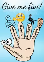 Vorschau - Bildkarten - Klassenregeln Give me five - Deckblatt