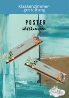 Vorschau - Poster - Poster Willkommen Boho- Pflanzen - Deckblatt