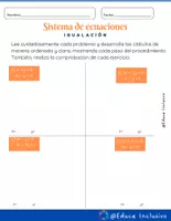 Vista previa - Hojas de trabajo - Ejercicios de sistemas de ecuaciones - página 2