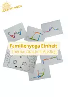 Vorschau - Stundenentwürfe - Familienyoga-Einheit zum Thema "Drachen Ausflug" - Deckblatt