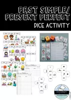 Vorschau - Unterrichtsreihen - Past simple Present perfect dice activity - Deckblatt