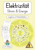 Vorschau - Arbeitsblätter - Elektrizität - Strom & Energie: Legekreis mit Arbeitsblättern (3./4. Klasse) - Deckblatt