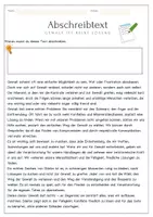 Vorschau - Arbeitsblätter - Abschreibtext - Gewalt ist keine Lösung - Seite 1