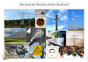 Vorschau - Bildkarten - Einführungsbild: Elektrizität - Strom & Energie - Seite 1