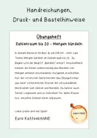 Vorschau - Arbeitsblätter - Zahlenraum bis 20 - Mengen bündeln - Seite 1