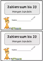 Vorschau - Arbeitsblätter - Zahlenraum bis 20 - Mengen bündeln - Seite 2
