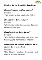 Vorschau - Spiele - Rollenspiel Thinking Hats "Wem gehört der Wald" 4-6. Klasse Ethik Theater - Seite 2