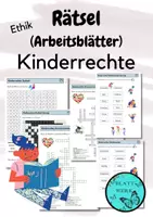 Vorschau - Arbeitsblätter - Rätsel: Kinderrechte - Deckblatt