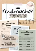 Vorschau - Lehrpläne/Lehrermaterial - Zeugnisvorlage | Mutmacher Zeugnis | wahre Zeugnis | Schuljahresende - Deckblatt