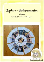 Vorschau - Stationenlernen - Legekreis - Fledermausarten - Deckblatt