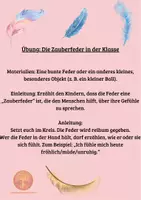 Vorschau - Text - Kurzgeschichte Die Zauberfeder - Seite 1