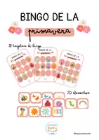 Vista previa - Juegos / Gamificación - BINGO DE LA PRIMAVERA - Portada
