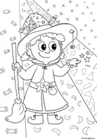 Vorschau - Stationenlernen - Fasching | Karneval | Ausmalbilder - Seite 3