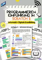 Vorschau - Arbeitsblätter - Einführung in das Programmieren mit Scratch 2 - Deckblatt