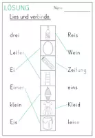 Vorschau - Arbeitsblätter - Buchstabe/Laut - Ei/ei (1.Klasse) - Seite 2