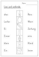 Vorschau - Arbeitsblätter - Buchstabe/Laut - Ei/ei (1.Klasse) - Seite 3