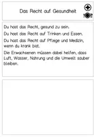 Vorschau - Fördermaterial/Inklusion - Kinderrechte Miniheft (ausschneiden/einkleben) - Seite 3