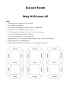 Vorschau - Arbeitsblätter - Escape Room "Mary Wollstonecraft" - Deckblatt