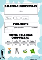Vista previa - Unidades / Secuencias / Situaciones de Aprendizaje - 🌟 PALABRAS COMPUESTAS 🌟 - página 1