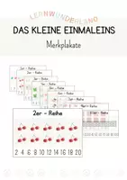 Vorschau - Poster - Merkplakate zum kleinen Einmaleins - Deckblatt