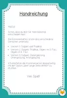 Vorschau - Stationenlernen - Klammerkarten - Satzglieder - Seite 1