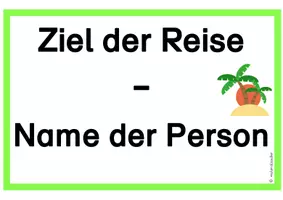 Vorschau - Arbeitsblätter - Personenbeschreibung – Flugplan (Tafelmaterial) mit Arbeitsblatt - Seite 2