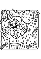 Vorschau - Mal- und Bastelvorlagen - Fasching Ausmalbilder - Seite 2