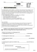 Vorschau - Arbeitsblätter - Wahlprogramm 2025 - Deckblatt