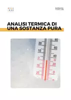 anteprima - Esperimenti - Analisi termica di una sostanza pura - Pagina di copertina