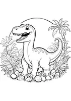 Vorschau - Arbeitsblätter - Dinosaurier Ausmalbilder Dino Fensterbilder Mandala Bilder ausmalen - Seite 2