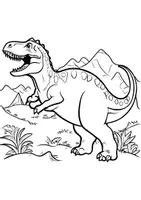 Vorschau - Arbeitsblätter - Dinosaurier Ausmalbilder Dino Fensterbilder Mandala Bilder ausmalen - Seite 3