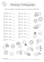Vorschau - Arbeitsblätter - Lerntheke Mathe: Frühling / Ostern (2. Klasse) - Seite 2