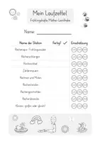 Vorschau - Arbeitsblätter - Lerntheke Mathe: Frühling / Ostern (2. Klasse) - Seite 1