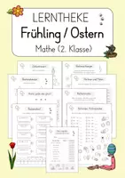 Vorschau - Arbeitsblätter - Lerntheke Mathe: Frühling / Ostern (2. Klasse) - Deckblatt