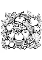 Vorschau - Arbeitsblätter - Obst Gemüse Ausmalbilder Mandala Bild ausmalen Fensterbilder - Seite 2