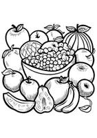 Vorschau - Arbeitsblätter - Obst Gemüse Ausmalbilder Mandala Bild ausmalen Fensterbilder - Seite 3