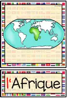 Vorschau - Merkblätter - Bild- und Wortkarten: pays et continents - Seite 2