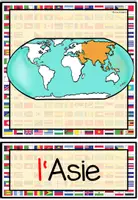 Vorschau - Arbeitsblätter - Wortschatzstationen: pays et continents - Seite 3
