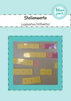 Vorschau - Fördermaterial/Inklusion - Hilfskarten_Stellenwerte_mit_Komma - Deckblatt