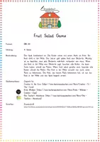 Vorschau - Spiele - Fruit Salad / Food: Bewegungsspiel (TPR & Vocabulary) - Englisch - Kl. 3/4 - Seite 1