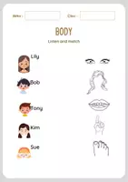 Vorschau - Arbeitsblätter - Sally 3 Englisch Arbeitsblätter Lektion Body and feelings - Seite 2