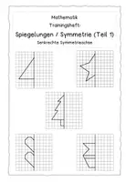 Vorschau - Arbeitsblätter - Trainingsheft: Spiegelungen, Symmetrie Teil 1 - Seite 2