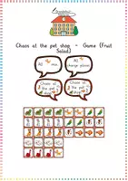 Vorschau - Spiele - Chaos at the pet shop - Game (Fruit Salad) - Deckblatt