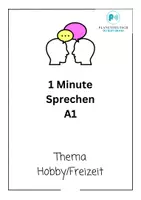 Vorschau - Stundenentwürfe - A1_SPRECHEN_Freizeit-Hobbys_8_DIALOGKARTEN - Deckblatt