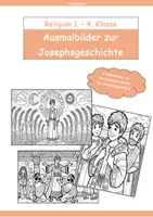 Vorschau - Arbeitsblätter - 9 Ausmalbilder/Malvorlagen zur Joseph-Geschichte - Deckblatt