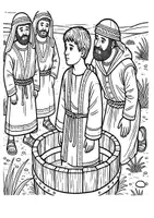 Vorschau - Arbeitsblätter - 9 Ausmalbilder/Malvorlagen zur Joseph-Geschichte - Seite 3