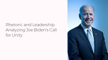 Vorschau - Fördermaterial/Inklusion - Joe Biden - Speech on Unity Against Autocracy Analysis - Präsentation in PDF und PowerPoint - Seite 1